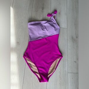 Pink one piece swimsuit